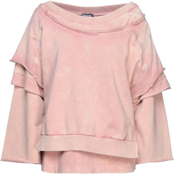 felpe Diesel rosa tinta unita