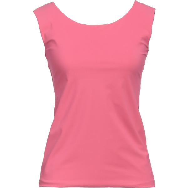 top Chiara Boni La Petite Robe rosa tinta unita