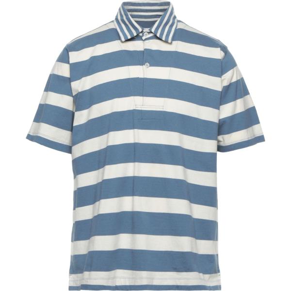 polo Pop Trading Company blu a righe