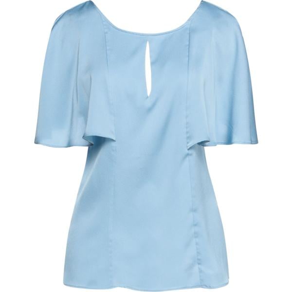 bluse L Autre Chose blu tinta unita