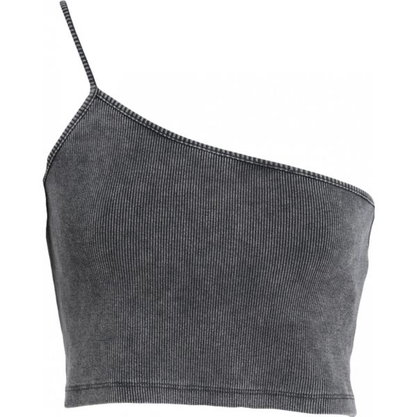 top Topshop grigio tinta unita