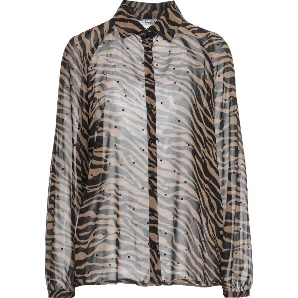 camicie Liu •Jo marrone animalier