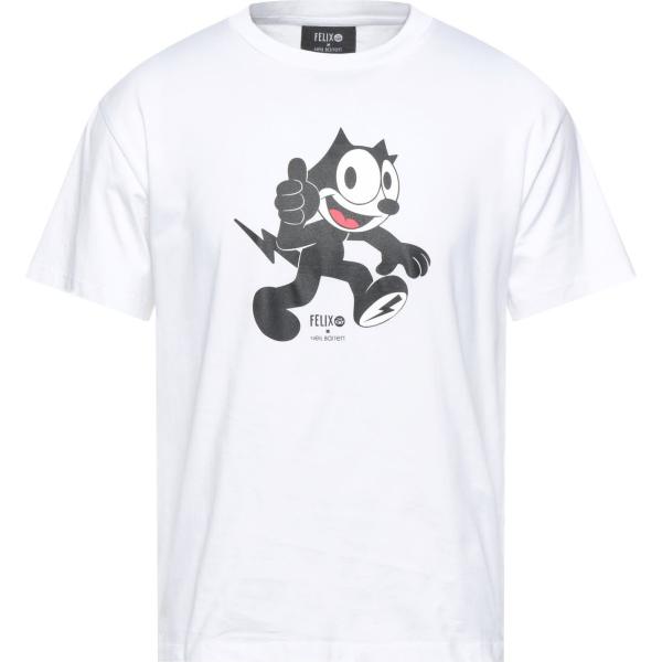 t-shirt Neil Barrett bianco tinta unita