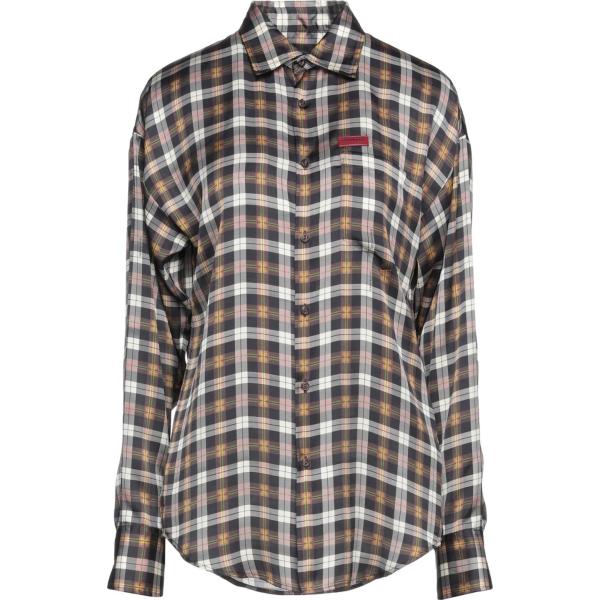 camicie Dsquared2 giallo scozzese