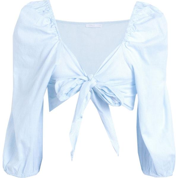 camicie Only bianco a quadri