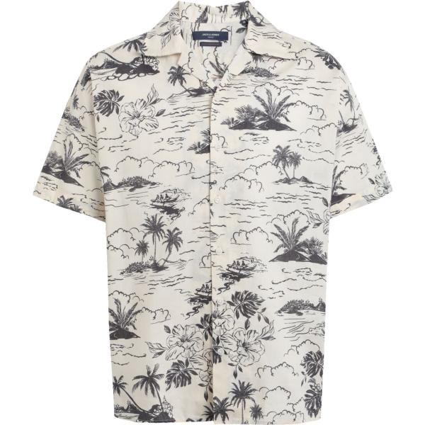camicie a manica corta Jack & Jones grigio a fiori