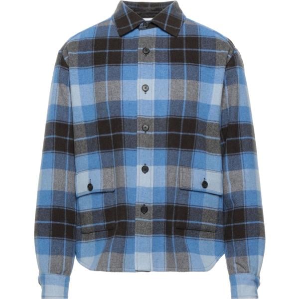 camicie Kenzo blu a quadri
