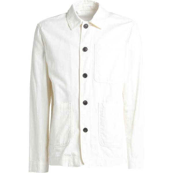 camicie Selected Homme bianco tinta unita