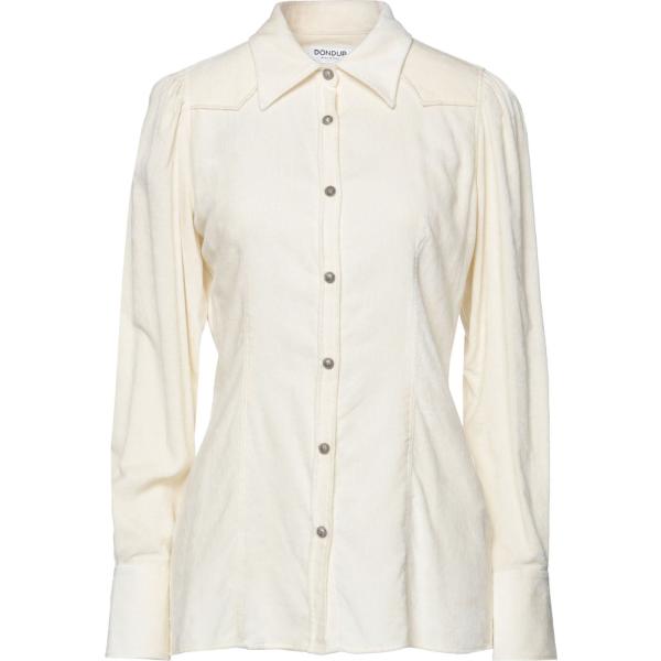 camicie Dondup bianco tinta unita