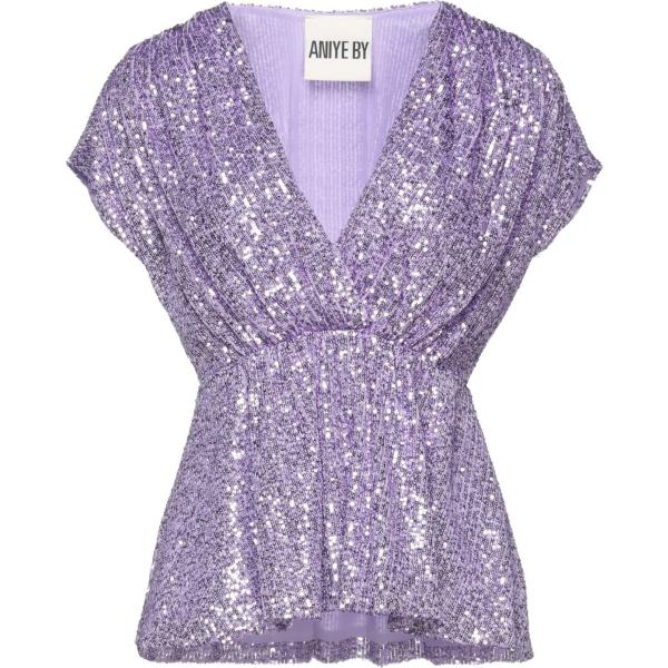bluse Aniye By viola tinta unita