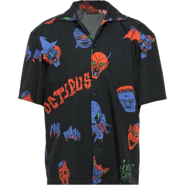 camicie a manica corta Octopus nero