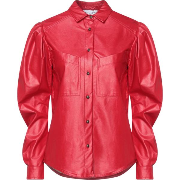 camicie GAëLLE Paris rosso tinta unita