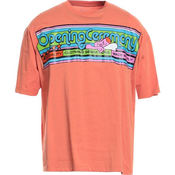 t-shirt Opening Ceremony arancione con stampe