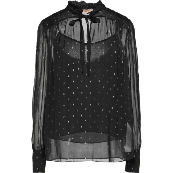 bluse Twinset nero a pois