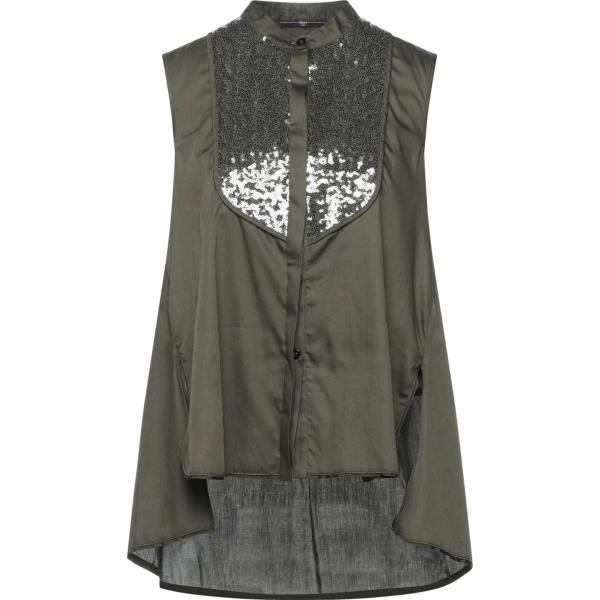camicie High grigio tinta unita