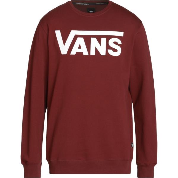 felpe Vans rosso con stampe