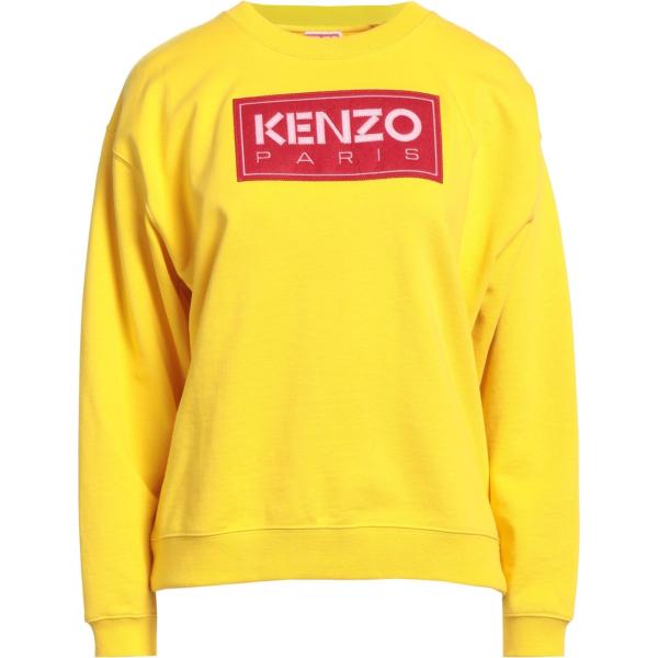 felpe Kenzo giallo tinta unita