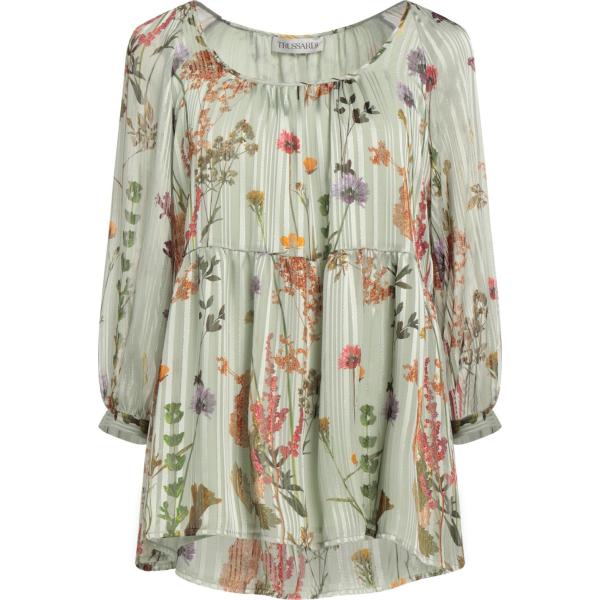 bluse Trussardi grigio a fiori