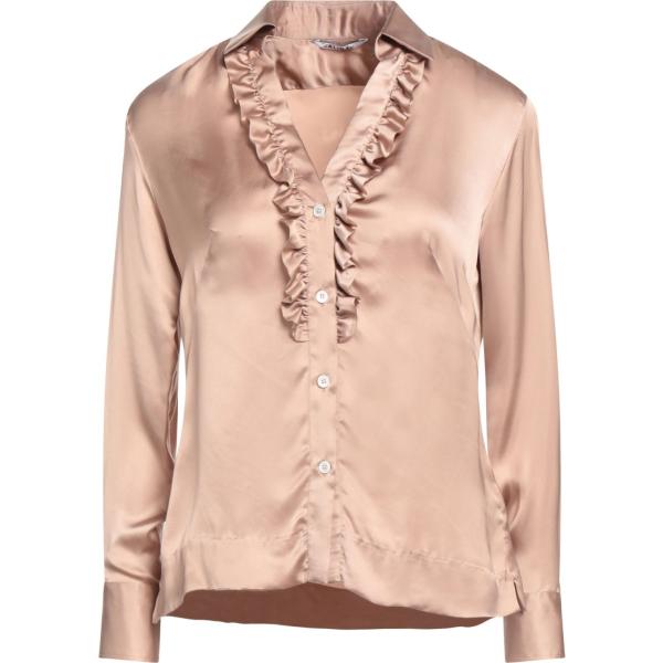 camicie Caliban rosa tinta unita