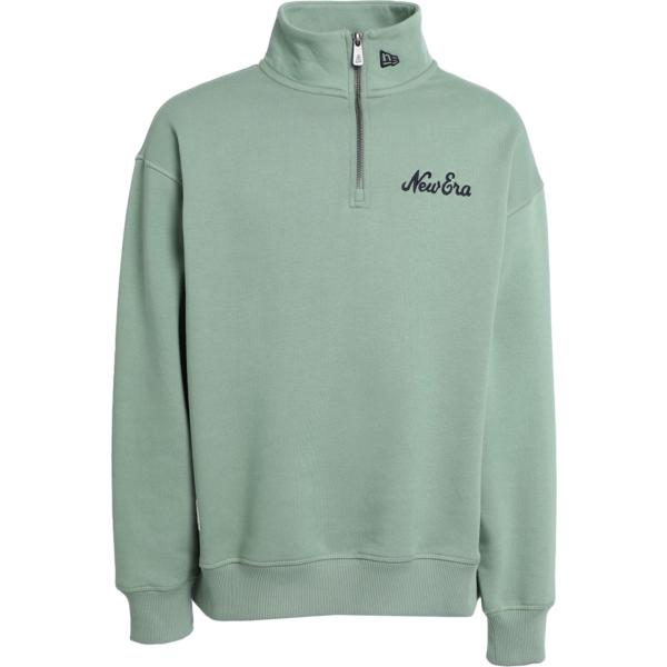 felpe New Era verde tinta unita