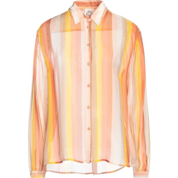 camicie Attic And Barn giallo a righe