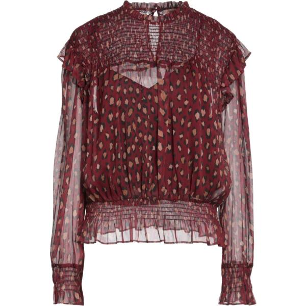 top Twinset rosso animalier