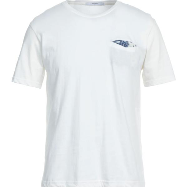 t-shirt Takeshy Kurosawa bianco tinta unita