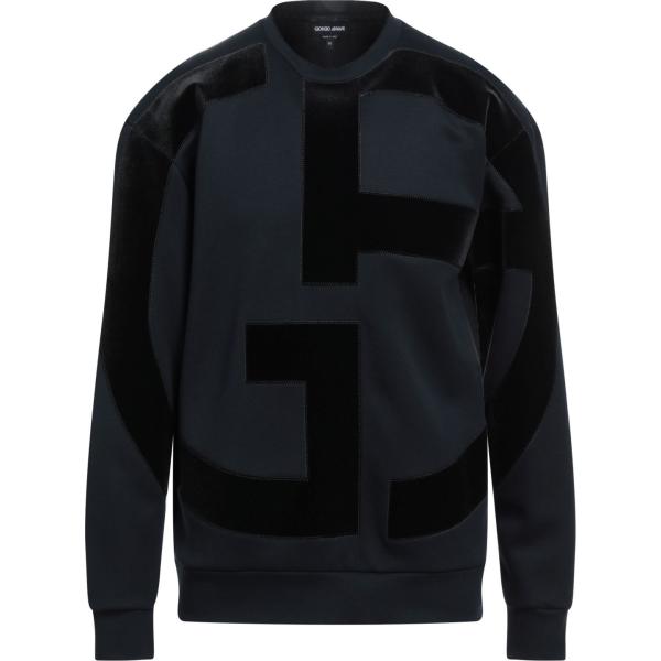 felpe Giorgio Armani nero con stampe
