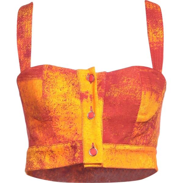 top Veronica Iorio rosso