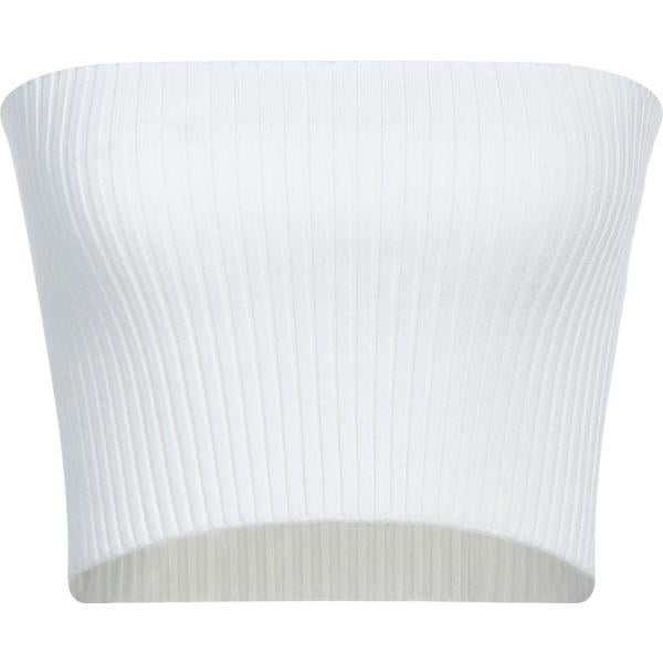 top Chloé bianco tinta unita
