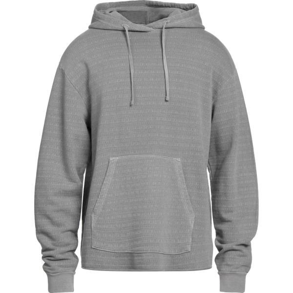 felpe con cappuccio John Elliott grigio tinta unita