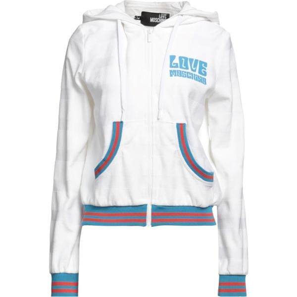 felpe Love Moschino bianco