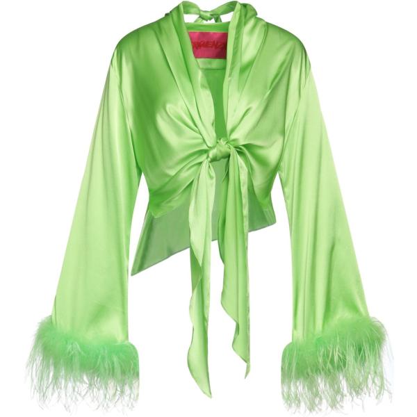 camicie Verguenza verde tinta unita