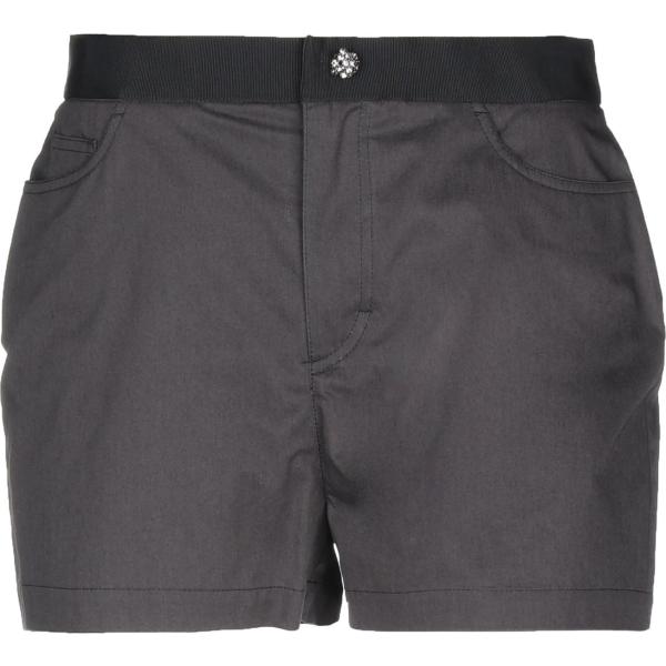 Shorts vita alta con zip in cotone twill Dolce & Gabbana tinta unita