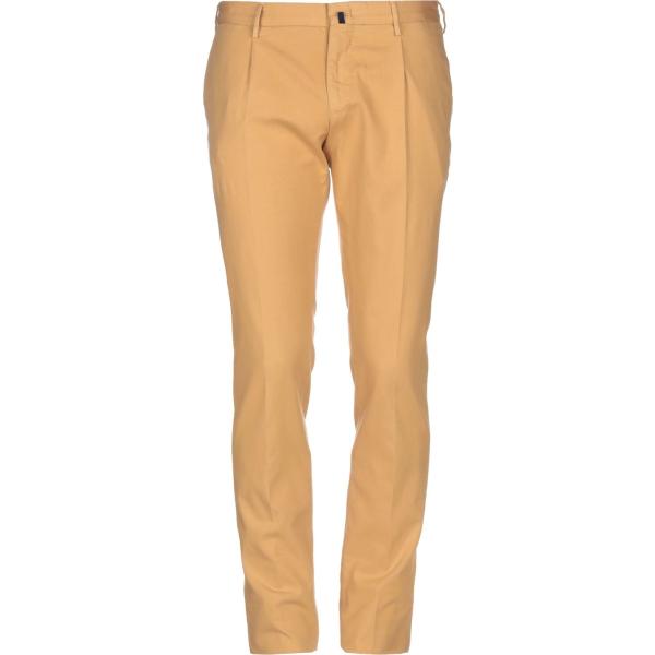 pantaloni Incotex marrone tinta unita