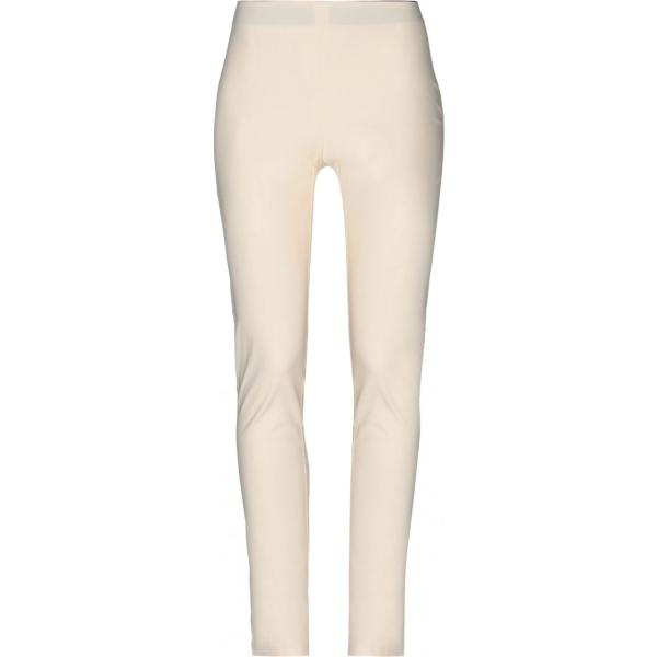 pantaloni Liviana Conti marrone tinta unita