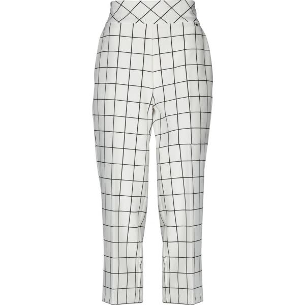 pantaloni Annarita N bianco a quadri