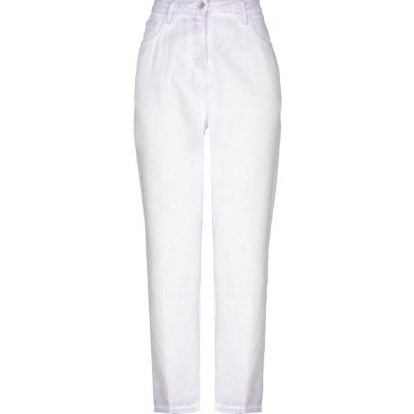 pantaloni Twinset bianco tinta unita