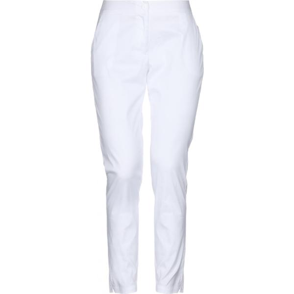 pantaloni Twinset bianco tinta unita