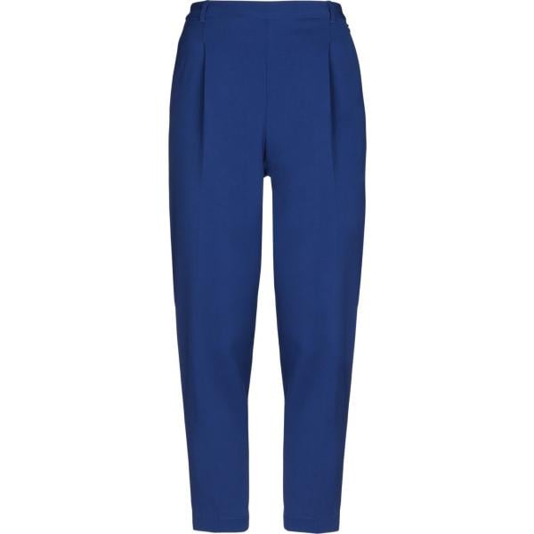 pantaloni capri Twinset blu tinta unita