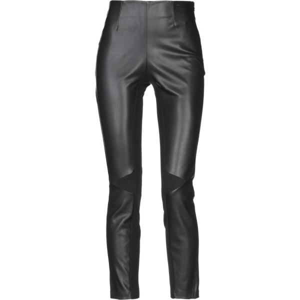 Leggings senza tasche vita alta con zip in pelle sintetica jersey Gas tinta unita