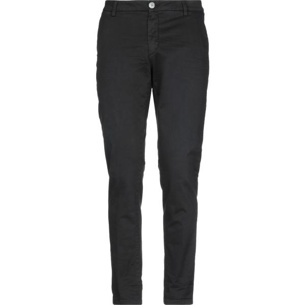 pantaloni Aglini nero tinta unita