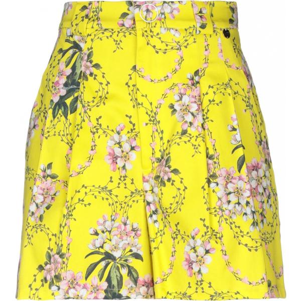 Shorts fantasia floreale vita alta con zip e tasche Blugirl Folies a fiori