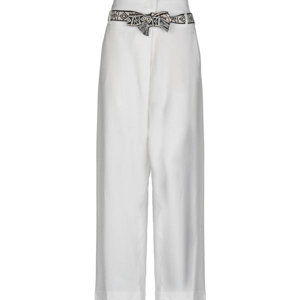 pantaloni Seventy Sergio Tegon bianco tinta unita