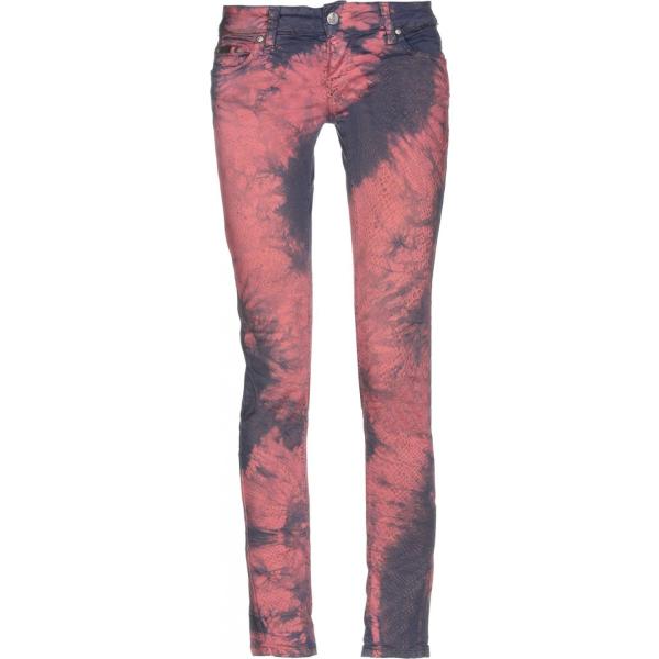 Pantalone a sigaretta fantasia multicolore vita bassa con zip e bottoni Sexy Woman multicolore