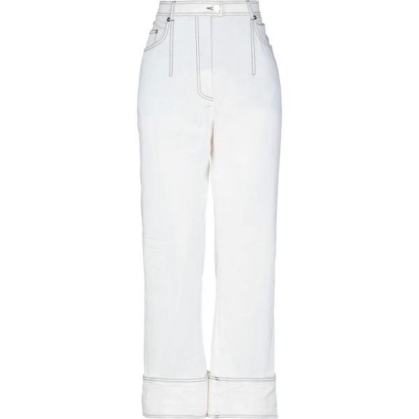 pantaloni Alberta Ferretti bianco tinta unita