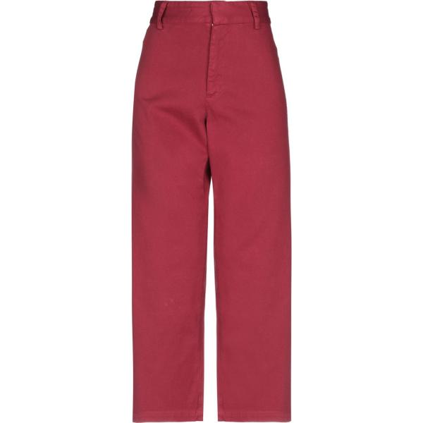 Pantalone jacquard ..,Merci rosso tinta unita