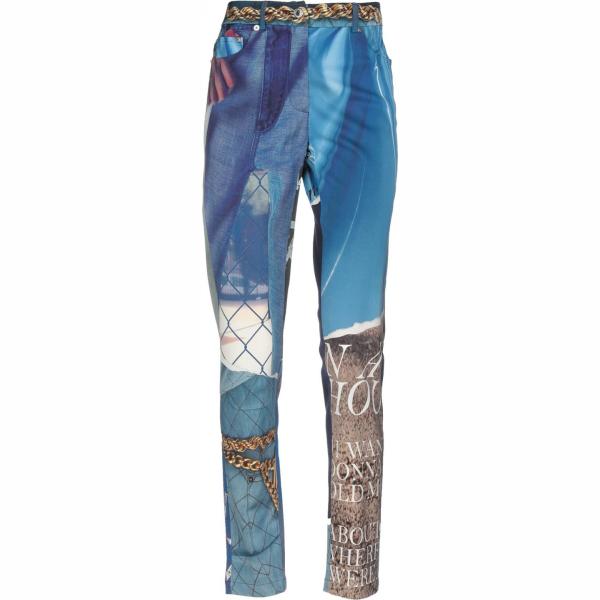 pantaloni Moschino blu