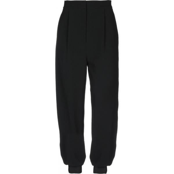 pantaloni Tibi nero tinta unita