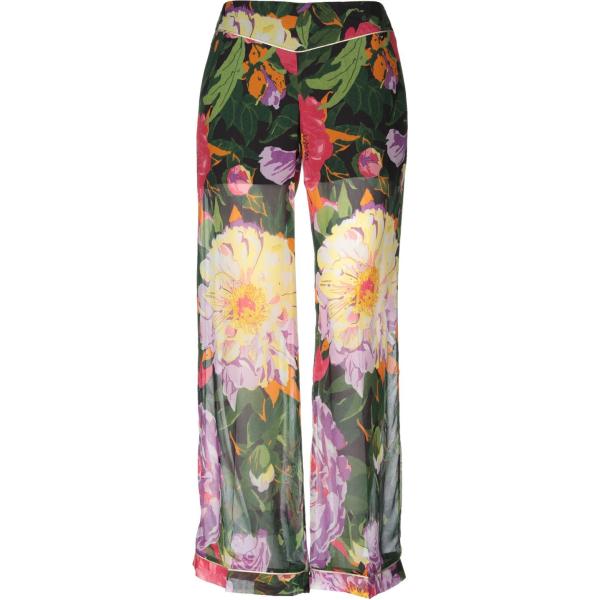 pantaloni Twinset verde a fiori